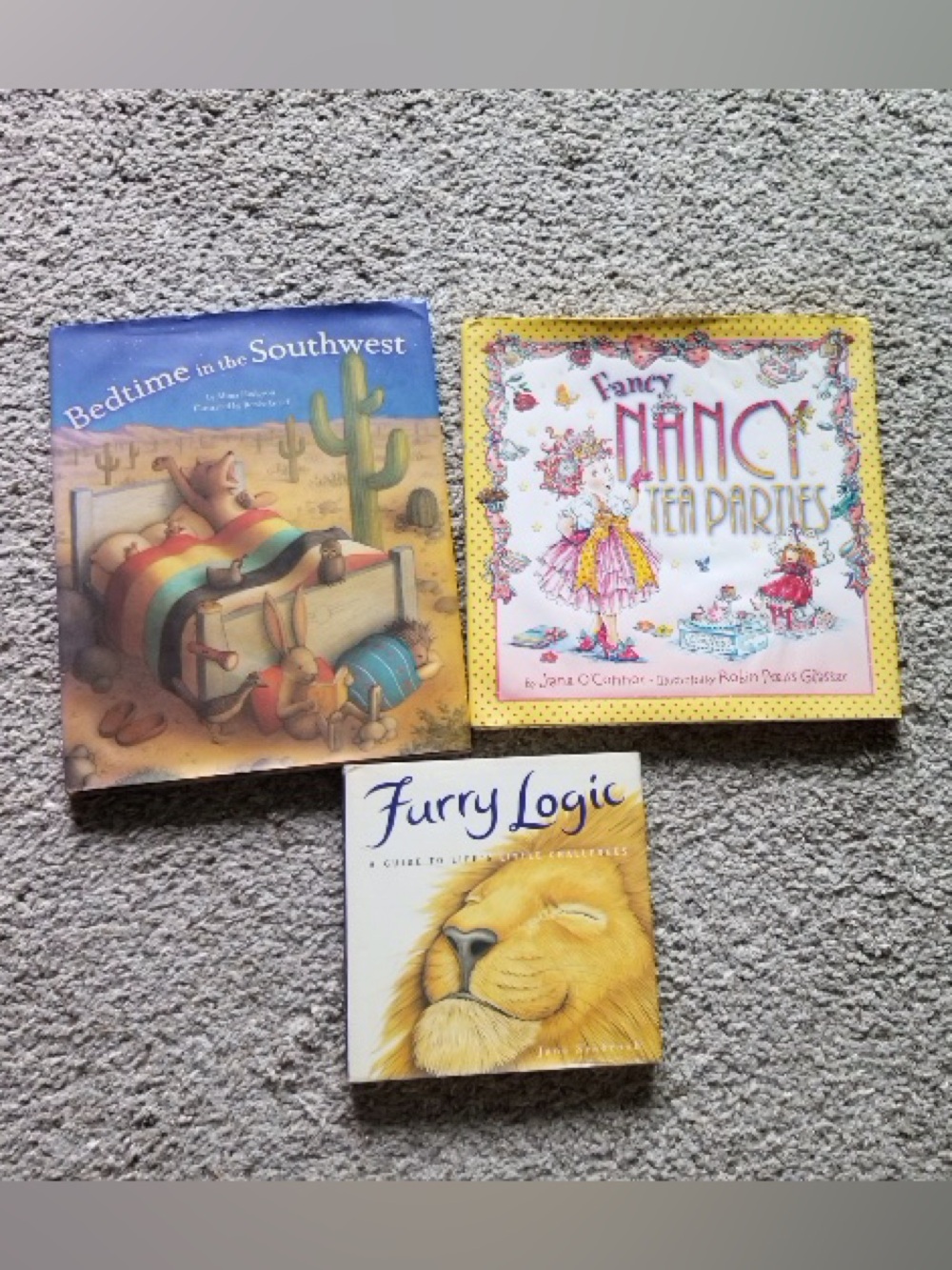 3 childrens book bundle Fancy Nancy Tea Parties Kids Book